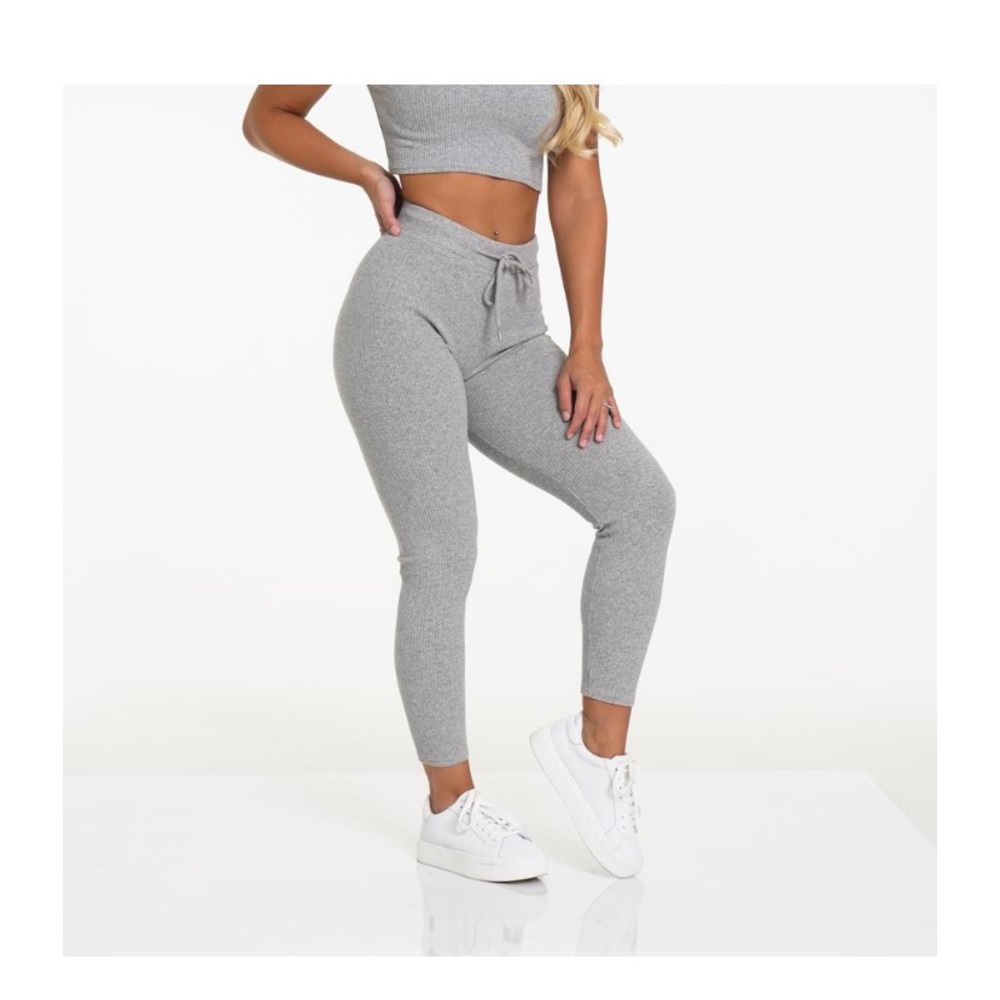 Grey Lazy Day Lounge Bottoms - XS